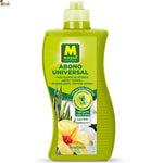 Abono líquido fertilizante universal Masso 1 lt. NPK con alto contenido en hierro y micronutrientes. Reverdeciente. Todo tipo de plantas y cultivos.