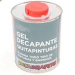 Quitapinturas decapante en gel. 750 ml. Decapante pintura y barniz en madera, metal, ladrillo, pared, suelo. Limpiador graffiti. Quitar pintura y graffitis en superficies