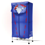 Secadora Eléctrica Portátil 1200 W y hasta 70 grados, 2 alturas y hasta 15 kgs de ropa -Solución ideal para Secar las prendas en invierno