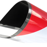 Placa V20 homologada para portabicicletas de coches - Señal con Bandas refectante 3M para cargas que sobresalen de vehículos