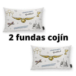 2 fundas para cojín Harry Potter 30x50. Cojín sofá, cama.