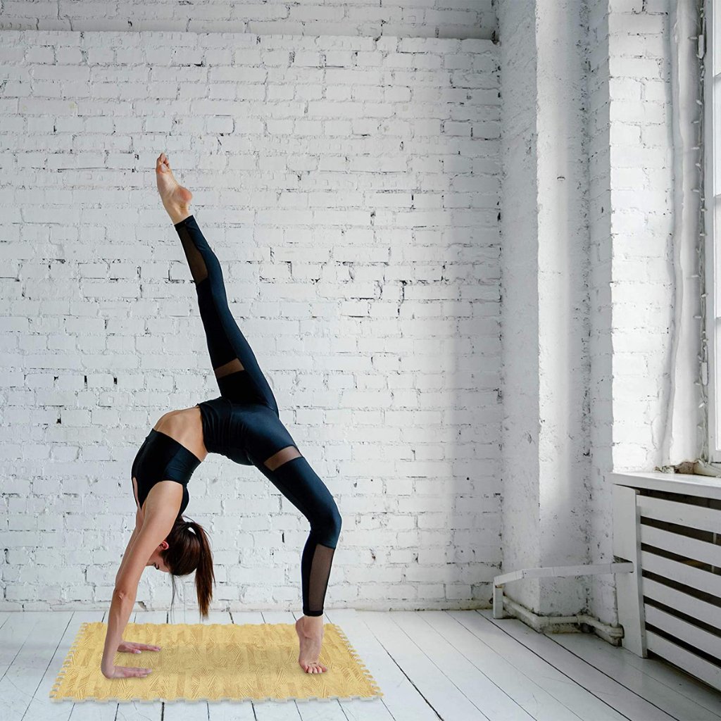 piezas loseta puzzle 30x30 imitación Alfombrilla suelo