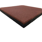 Loseta Caucho Lestare 500X500X40 Mm Roja