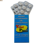 Abono vitaminado en comprimidos concentrado. Pastillas fertilizantes NPK para plantas y árboles.