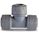 Accesorios de Instalación de polibutileno a presión sin herramienta. Para tuberías PB o cobre de agua fría, agua caliente, calefacción y bajo suelos