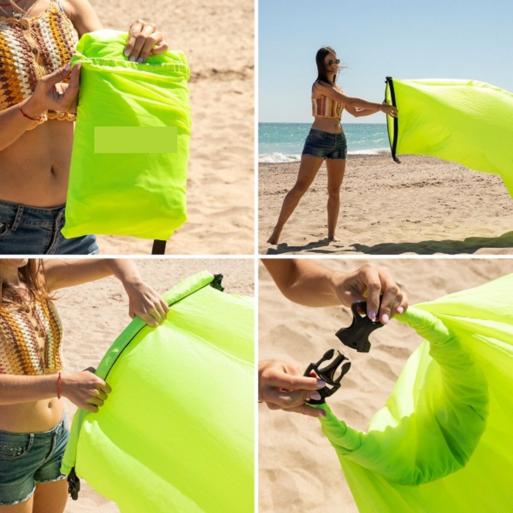 Accesorios playa hinchables inflables. Sofá cama tumbona verano playa –