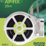 Alambre plastificado verde Nortene AP FIX. Atar plantas jardín, tutor, tomateras, bolsas, cables. Jardinería y hogar. Con cortador.