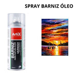 Barniz spray protección pintura al oleo. Protector de luz, polvo y envejecimiento. Conservación pinturas y obras