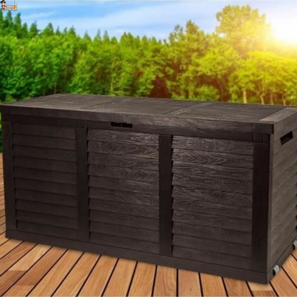 Baúl De Jardín De Madera De Acacia 150x50x56 Cm - Con Bolsa Interior Impermeable, Ideal Para Almacenar Cojines, Juguetes O Como Mesa Auxiliar