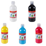 Bote tempera infantil lavable no tóxica 500ml. Pintura manualidades. Temperas niños y niñas