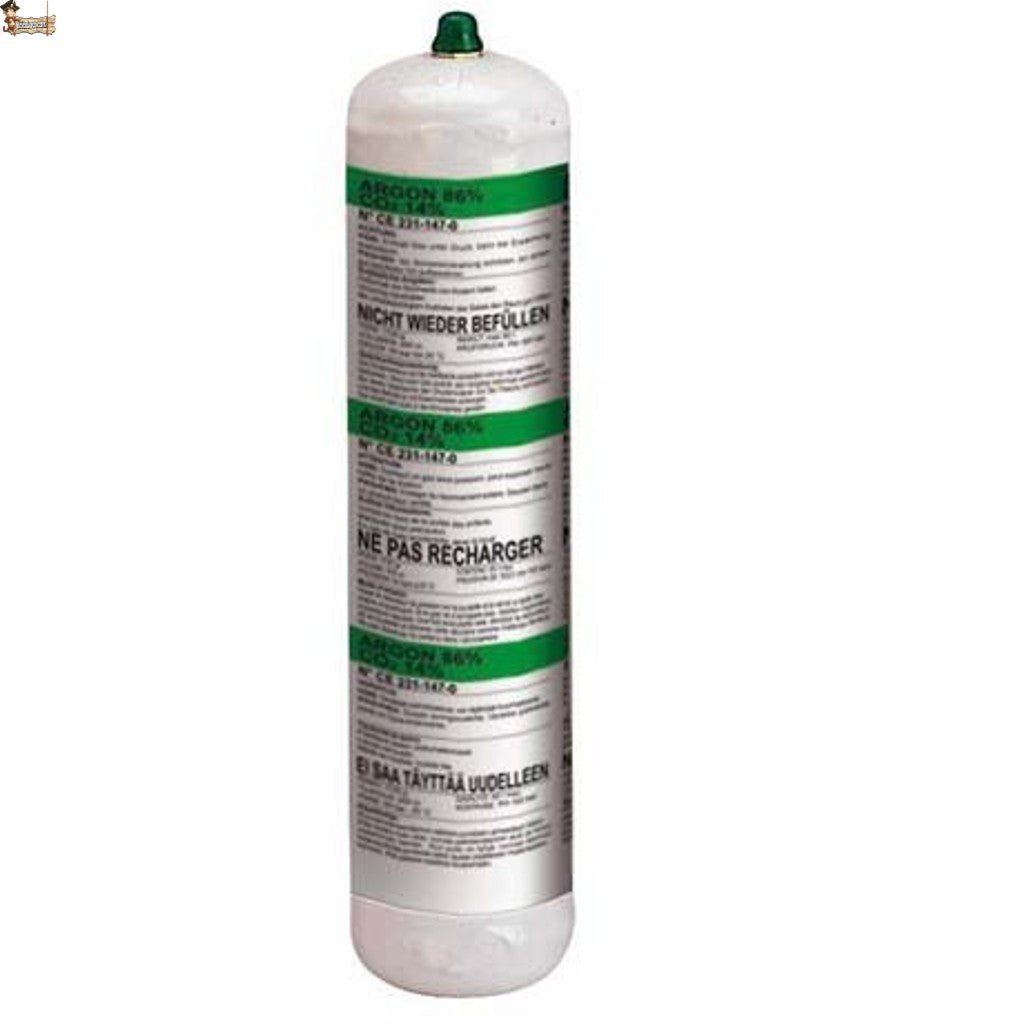 Embalagem De 3 Garrafas De Gás ARGON PUR 110 Bar 2,2 Litros KEMPER Soldadura MIG Semi-automática - Cilindro De Gás Descartável De Grande Capacidade | Leroy Merlin