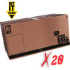 Caja cartón mudanza grandes XL 80x40x40 cm. capacidad 125 litros - bricoloco.comLote 20 unidades