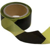 Cinta banda señalización balizamiento bicolor amarillo negro. No adhesiva. Ancho 50 mm. Rollo 100 mts - bricoloco.com1 ud.