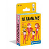 Clementoni. Juego de mesa, juego de cartas “familias”. Juegos de mesa para 2 niño y niña. Divertido juguete memoria. - bricoloco.com