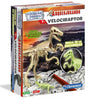 Clementoni. Juego niños y adultos ciencia. Juegos familiares y educativos a partir de 4 años. ARQUEOJUGANDO Velociraptor fluorescente. - bricoloco.com