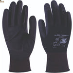 Guantes 3L SuperContact N protección trabajo recubierto poliuretano. Mecánico, jardinería, precisión. Dorso nylon transpirable. Sin costuras.