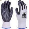 Guantes protección trabajo de nitrilo 3L EcoFlex GR. Mecánico, jardín, albañilería, jardinería. Dorso poliéster transpirable. Sin costuras. - bricoloco.com6