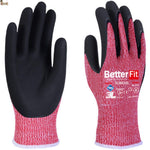 Guantes trabajo anticorte de nitrilo 3L BetterFit Furious. El más avanzado para riesgos de CORTE MÁXIMO. Excelente protección y adaptación a la mano.