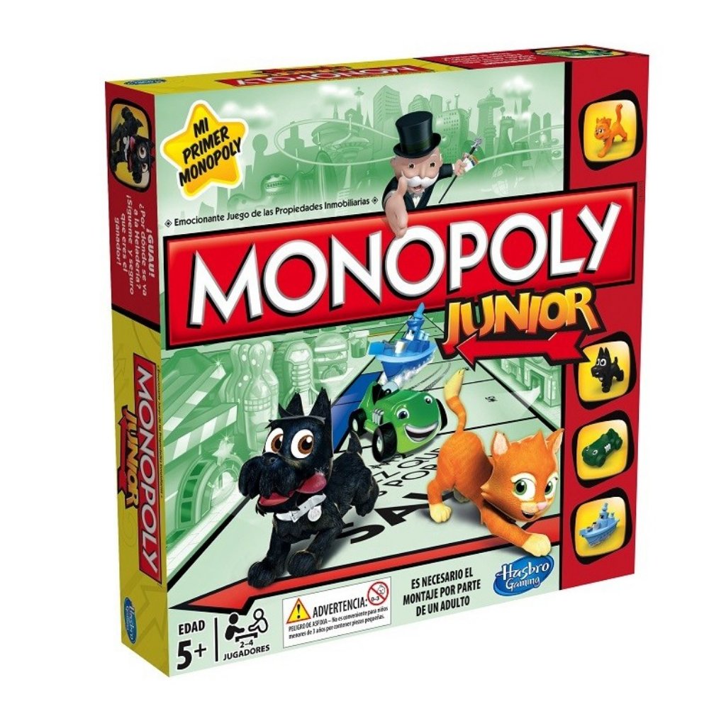 Hasbro-clásico juego de mesa Monopoly Original para niños y