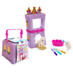 Juego de manualidades para niños. Pintar mascotas. Playset Castillo Washimals Crayola. Set con dos mascotas y bañera