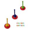 Juego de percheros infantiles de tres colores con ganchos intercambiables - bricoloco.com