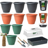 Kit Cultivo Iniciación y crecimiento Jardinería. Macetas y herramientas para cultivo. Germinación y crecimiento - bricoloco.com