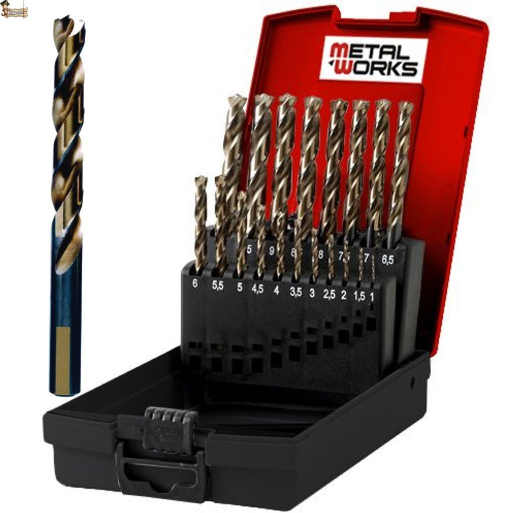 Kit estuche Brocas metal acero rápido HSS-G MetalWorks SpeedMaster. Ju –