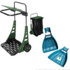 Kit Limpieza Exteriores. Carro jardín basura 90x53x38 y Manoplas recoge hojas 33 cm. - bricoloco.com