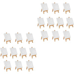 Kit manualidades, set pintura lienzo y caballete para pintar 10x10 cm. Caballete sobremesa. Pintura niños y adultos. Minicaballete