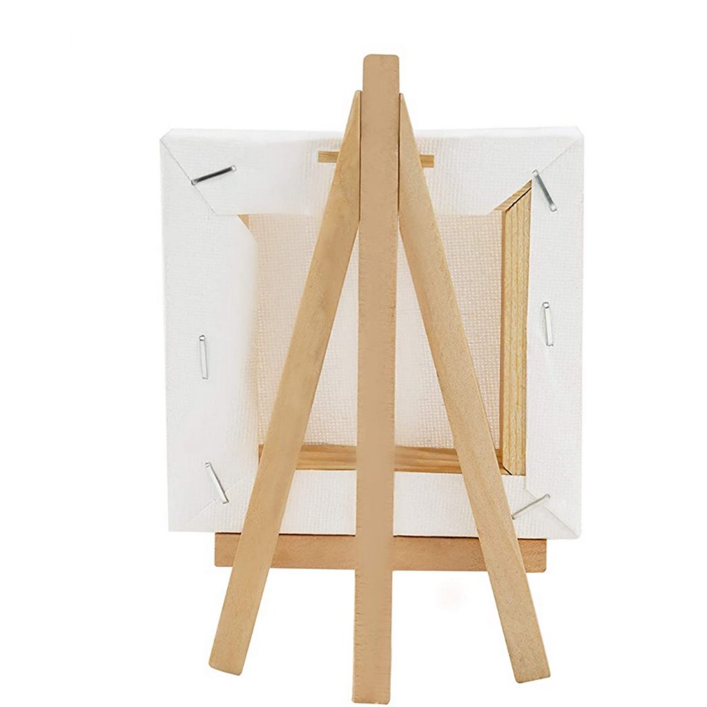 JUSTDOLIFE - Juego de 12 tablas de lienzo para pintar, 3.1 x 3.1 in, tamaño  mini, para pintar, pintar, pintar, pintar, pintar, pintar, para el hogar