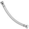 Latiguillo de fontanería flexible . Acero inoxidable. Racores de latón. Hembra – Macho. - bricoloco.com10 cm