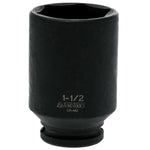 Llave vaso impacto larga pulgadas hexagonal de 1/2 “. Largo 78 mm