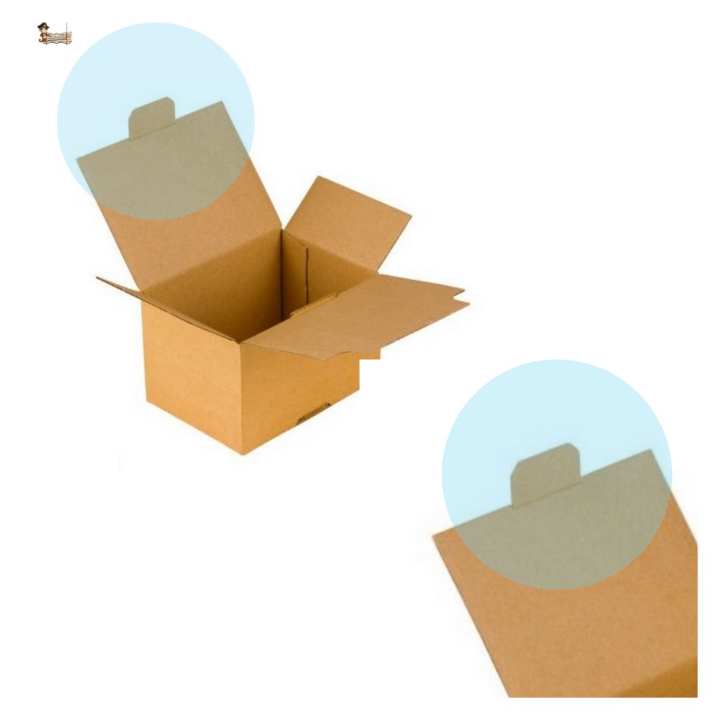 Lote 10 cajas de cartón automontables autoensamblaje. Cajitas pequeñas –