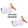 Lote 2 colchonetas sillón hinchable inflable para piscina y playa con forma de pelicano. - bricoloco.com