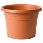 Macetero Redondo Plástico Premium 17 cm Terracota para Interior o Exterior