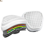 Máscara protección respiratoria profesional ELIPSE GVS con filtro combinado ABEK1P3 contra partículas polvo, gas y vapores. Fitosanitarios, pintura.