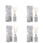 Mikado ambientador hogar, habitación, casa. Ambientador navidad vainilla y jengibre. Más cómodo y seguro que las velas. Decoración navidad plata