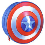 Mochila redonda capitán América. Mochila escolar para niño y niña, para paseos, excursiones, campo... Ideal para regalo Marvel