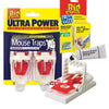 Pack 2 Trampas Para Ratones Ultra Power con cebo - Paquete Doble con tubo cebo atrayente para ratones y ratas Fresh 'N Tasty - bricoloco.com