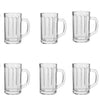Pack juego 6 jarras de cerveza de 300ml de cristal. Cerveza helada, cerveza congelada - bricoloco.com