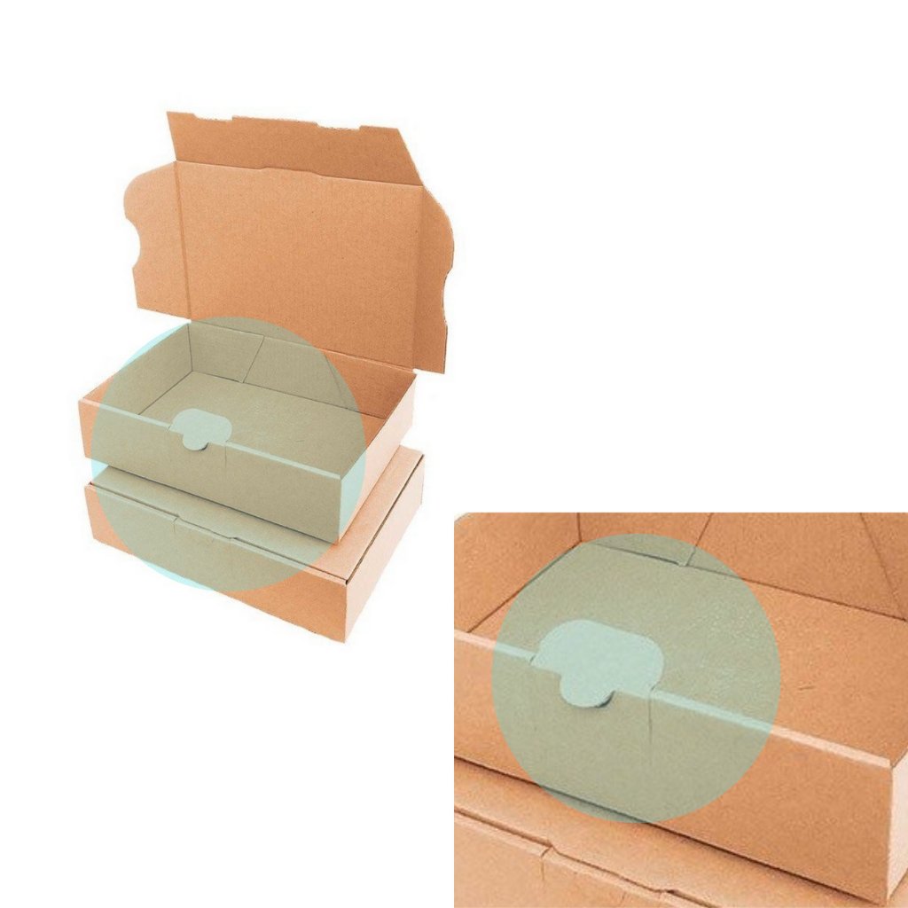 Pack lote de 10 cajas de cartón marón automontables autoensamblaje. Ca –