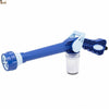 Pistola riego para manguera jardín con depósito dispensador de jabón o abonos. Multifunción 8 en 1. Limpiar paredes, coche, persianas, abonar. - bricoloco.com