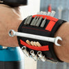 Pulsera magnética muñequera porta herramientas. Para utensilios de bricolaje o costura. 15 imanes y 2 bolsillos. Velcro gran adherencia - bricoloco.com