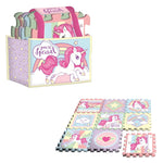 Puzzle alfombra eva infantil bebe unicornio niñas y niños