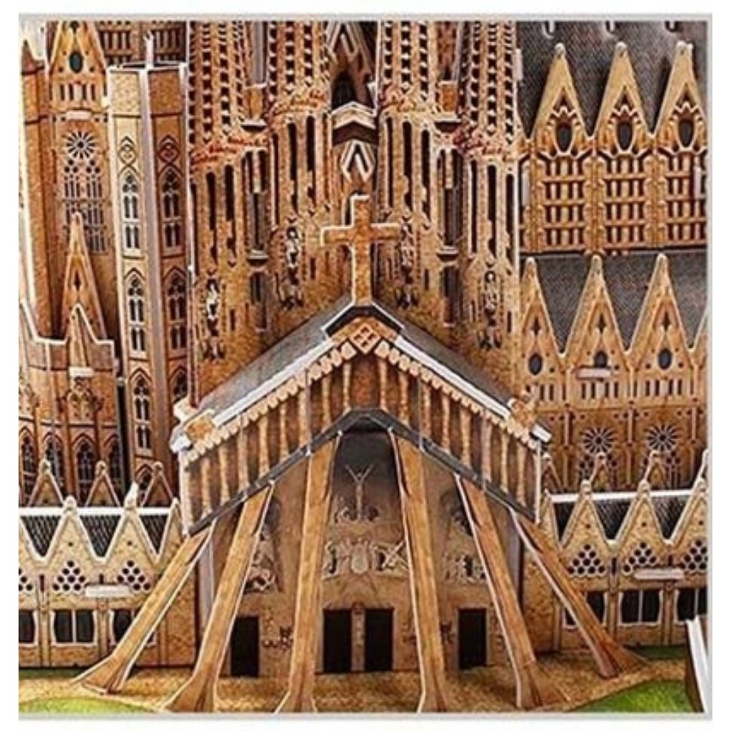 Rompecabezas de la Sagrada Familia Barcelona, 500 piezas, divertido Rompecabezas de la Sagrada Familia Barcelona, 500 piezas, divertido