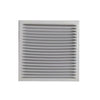 Rejilla de ventilación 175x175mm. Plana de aluminio esmaltado blanco con patillas. - bricoloco.com1 ud.