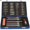 Set cutter y cuchillas de precisión. Kit de 51 piezas en maletín. Escalpelos bisturí para manualidades, ebanista, modelismo, marquetería, artesanía. - bricoloco.com