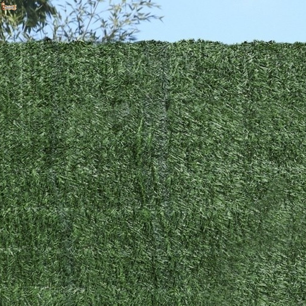 Bricolemar Seto Artificial Ocultación Jardín para Exterior, Ocultación 90%  36 Varillas Verde (2 Rollos de 2mt (Alto) x 3mt (Ancho) Cada uno)