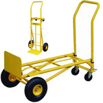 Carretilla + Carro plegable transporte con ruedas. Plataforma 2 en 1!!!. Carga 200 kgs. Industrial.