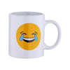 Taza con la imagen del emoticono risa. Tazas graciosas y originales para el desayuno. Tazas adultos e infantiles para niño y niña. - bricoloco.com1 ud